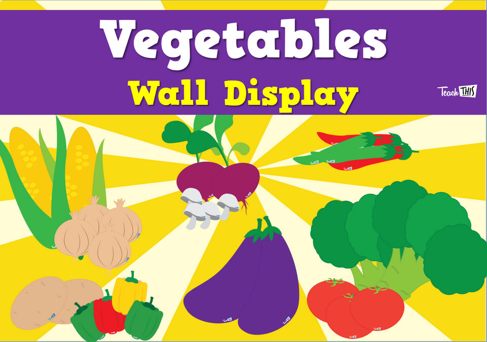 Vegetables - Wall Display