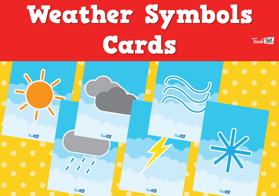 Weather Symbols Cards