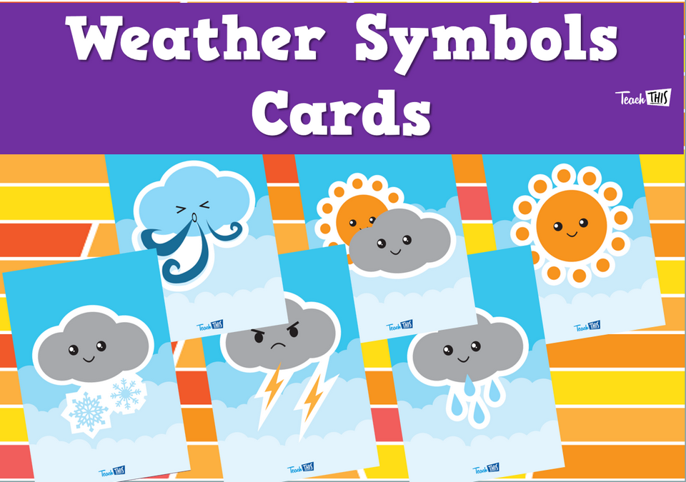 Weather Symbols Cards