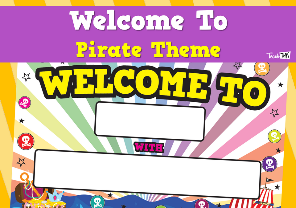 Editable Welcome To... - Pirate