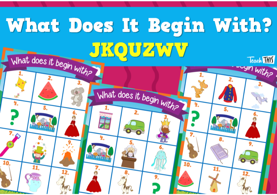 What Does It Begin With - JKQUZWV