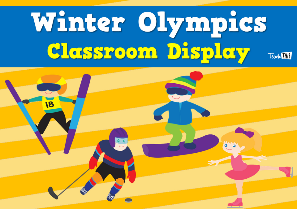Winter Olympics Classroom Display