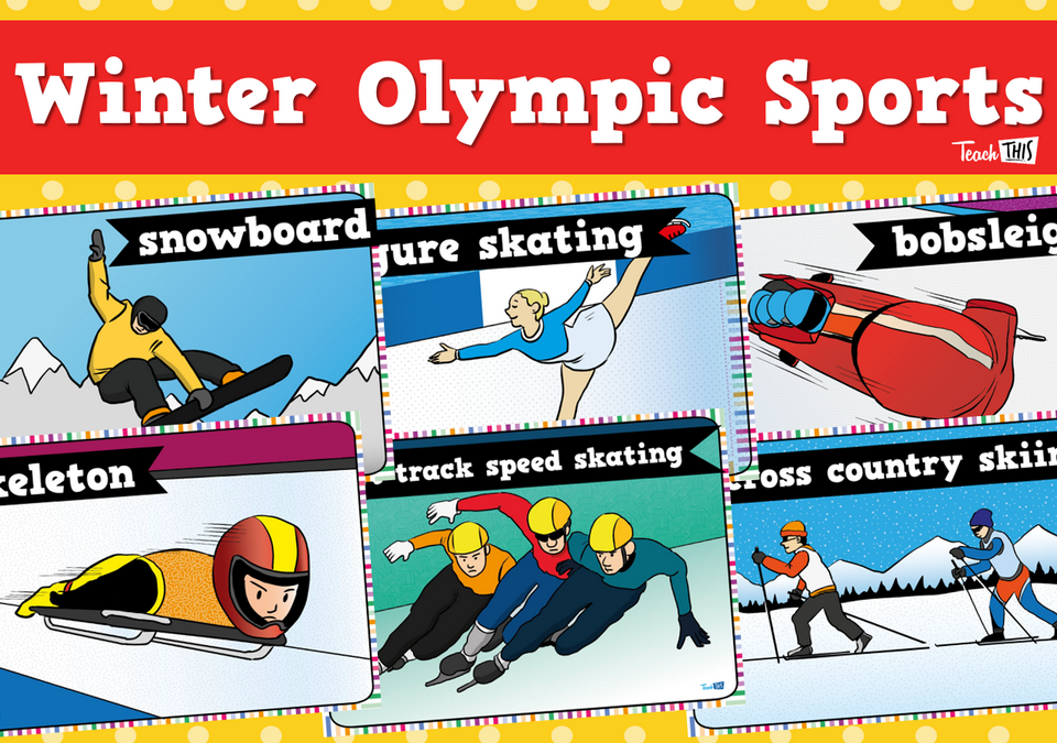 Winter Olympic Sport Posters