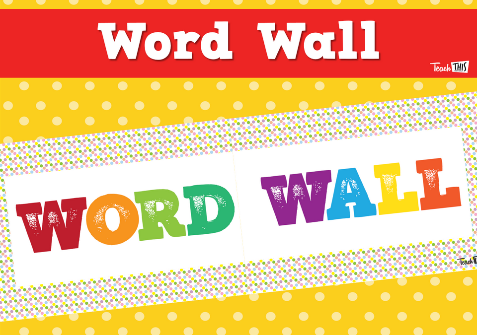Word Wall Banner
