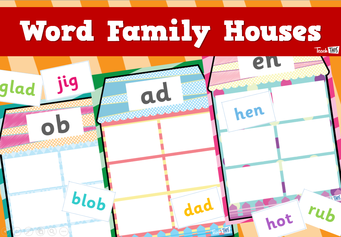 Word Family Houses