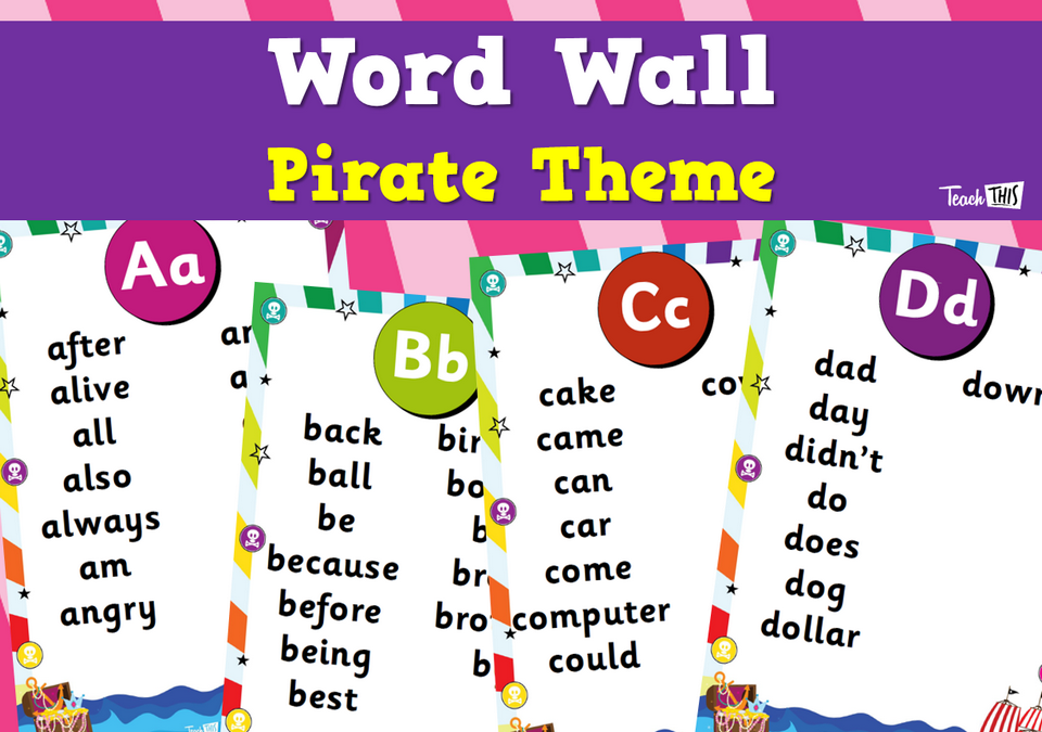 Word Wall - Pirate