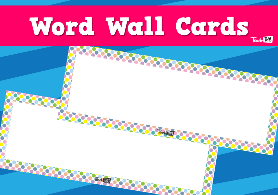 Word Wall Cards