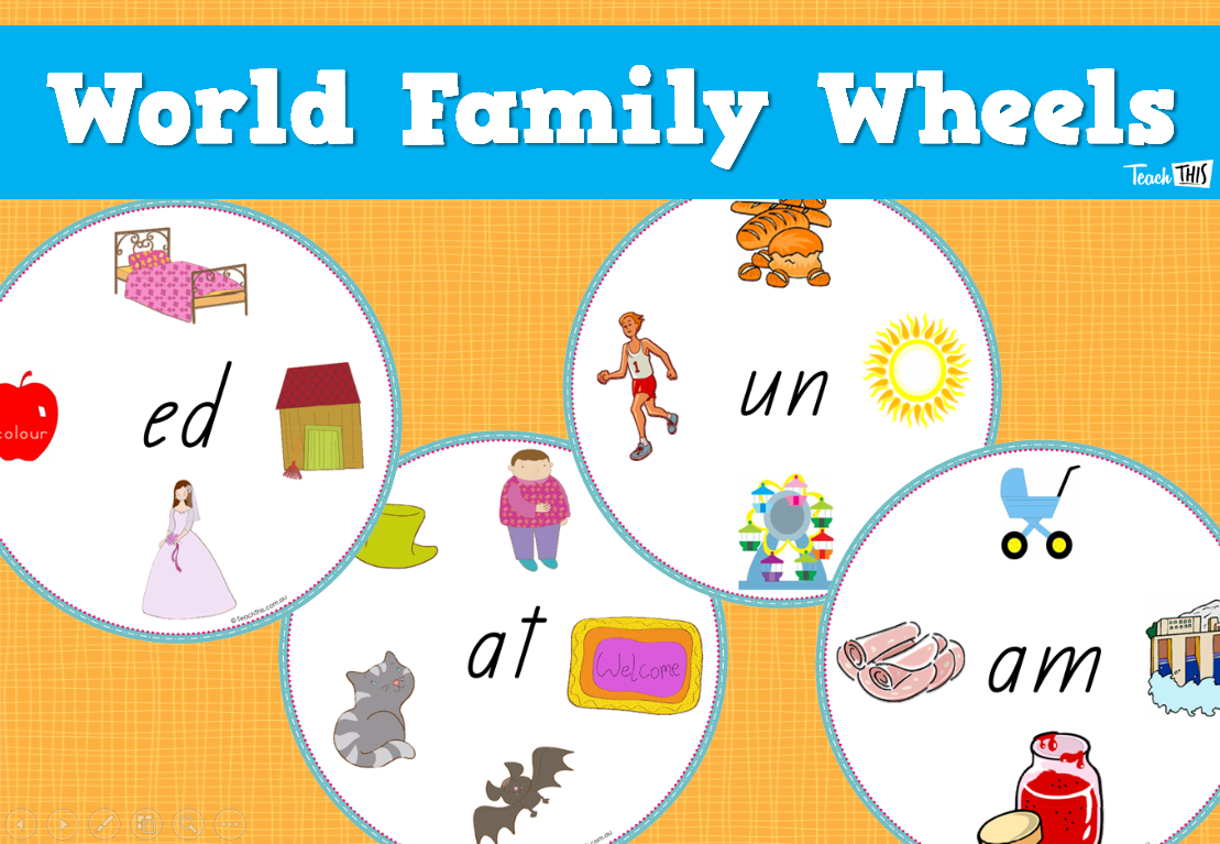 Word Family Wheels
