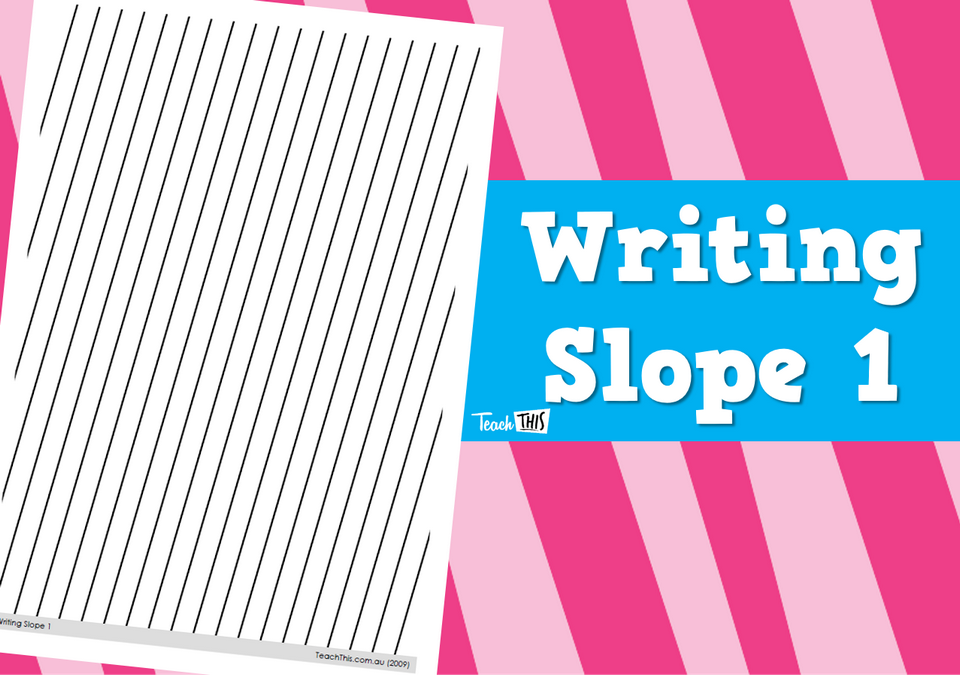 Writing Slope 1