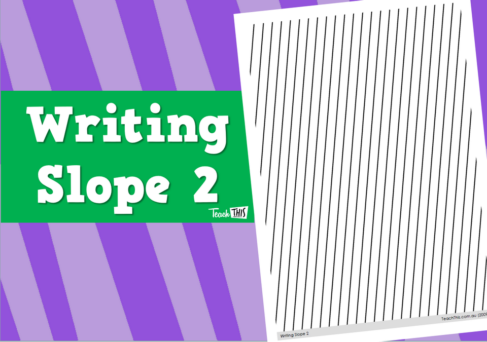 Writing Slope 2