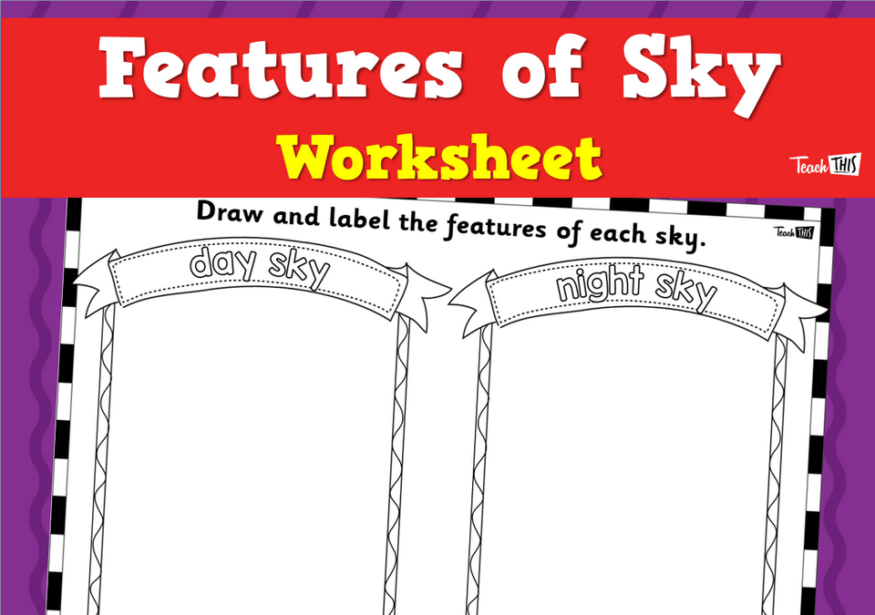 Features of Sky - Worksheet
