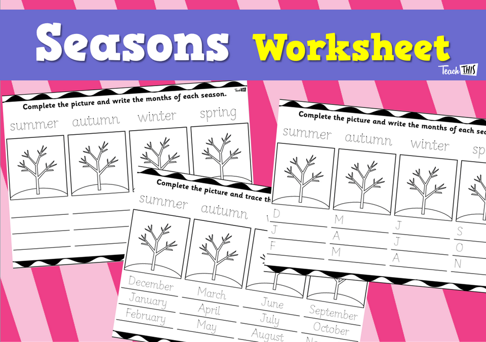 Seasons - Worksheet