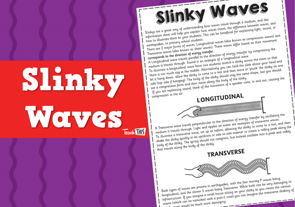Slinky Waves - Teacher Sheet