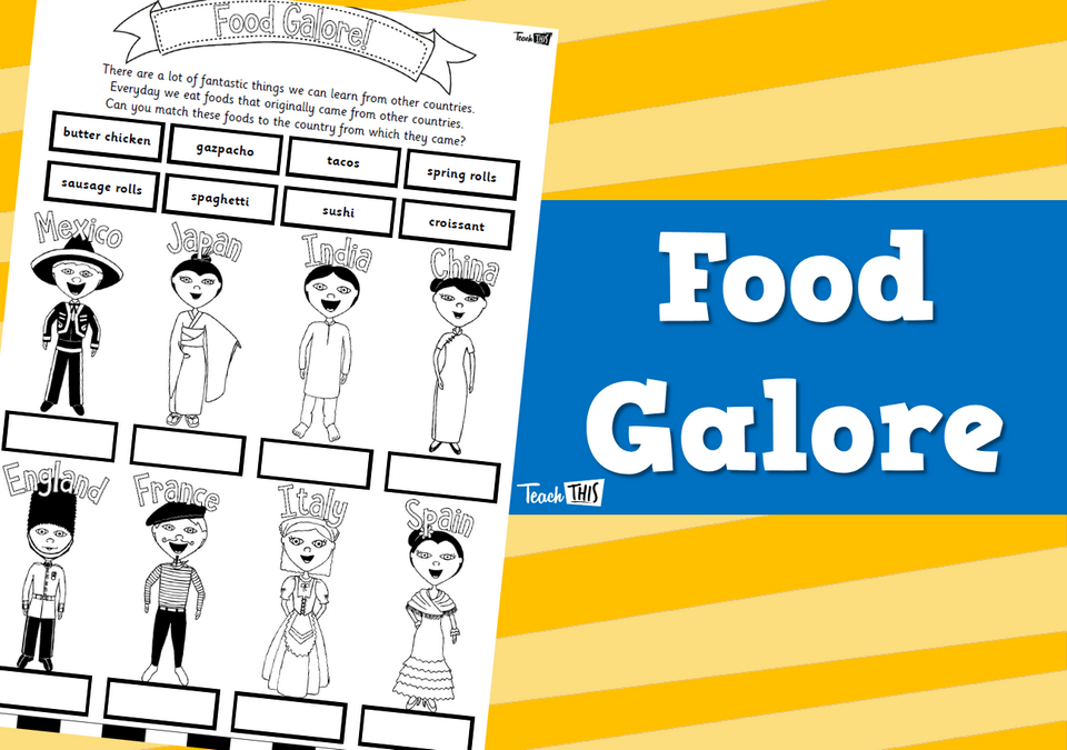 Food Galore - Worksheet
