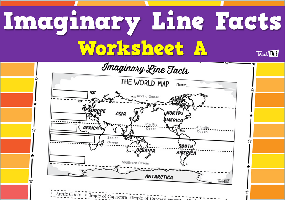 Imaginary Line Facts - Worksheet A