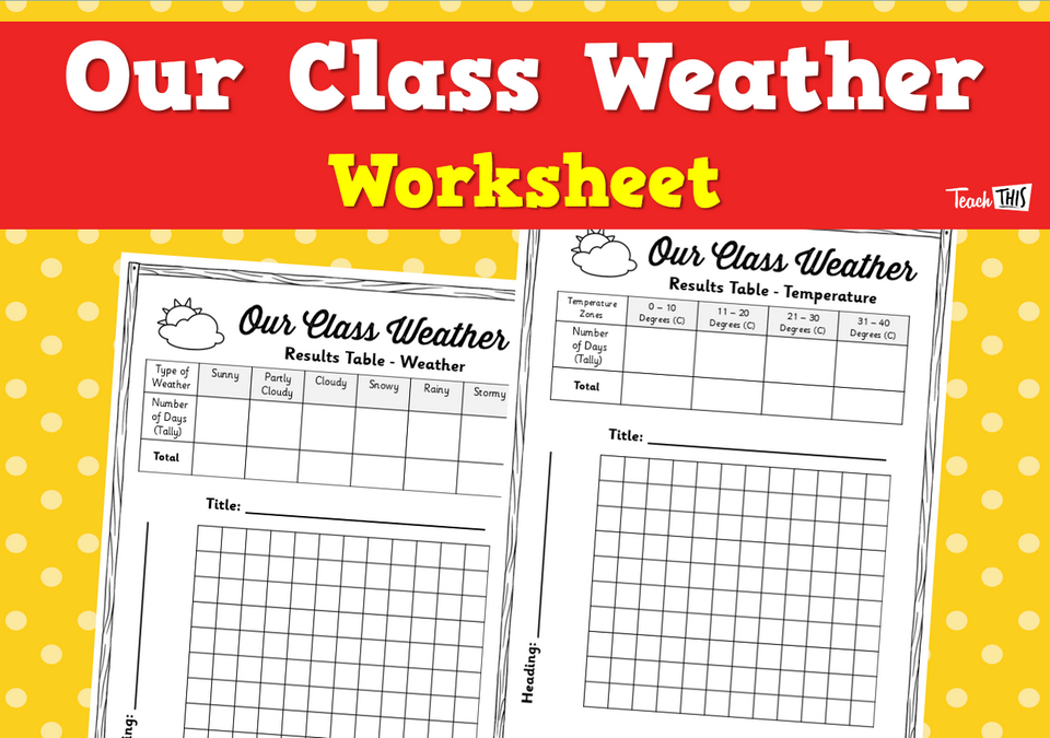 Our Class Weather - Worksheet