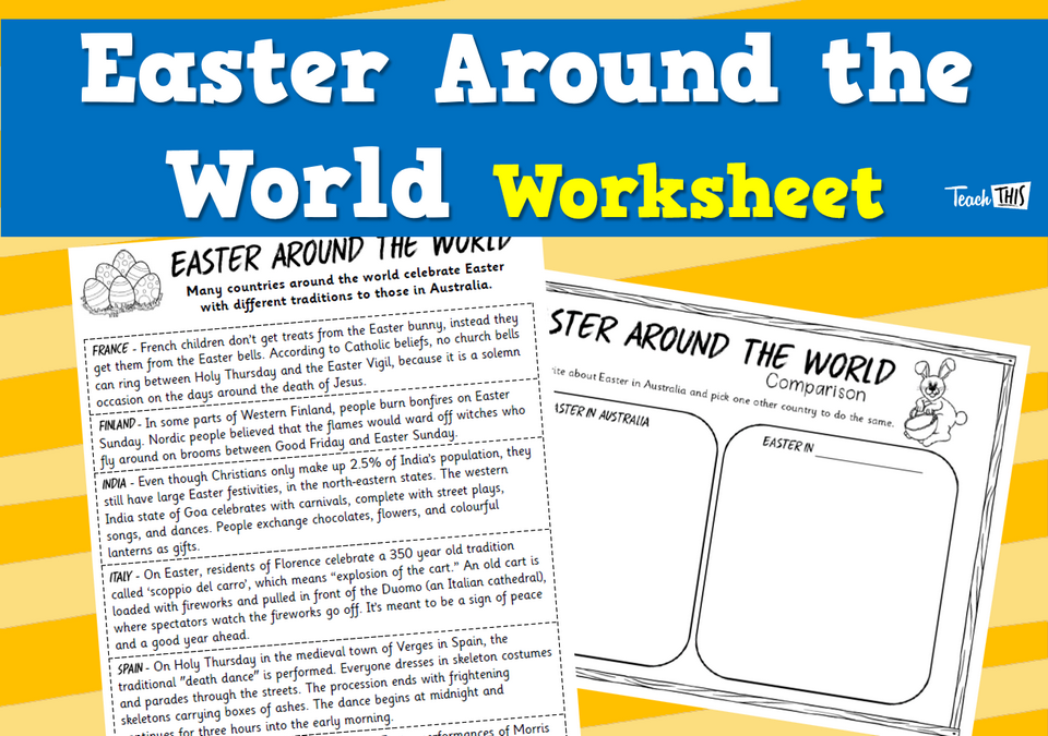 Easter Around the World - Worksheet