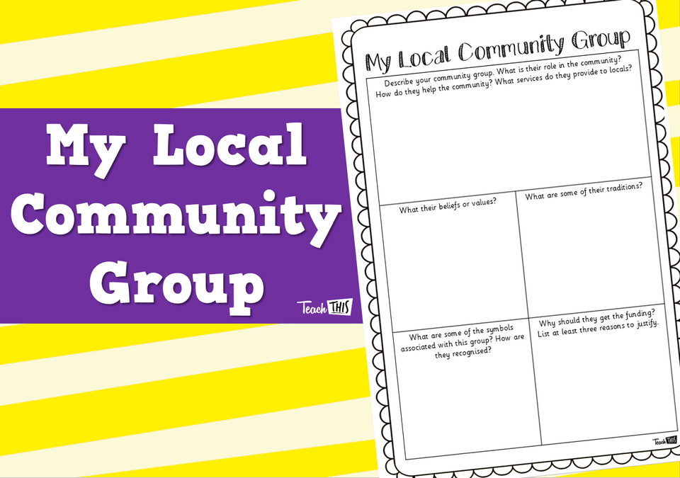My Local Community Group Assessment