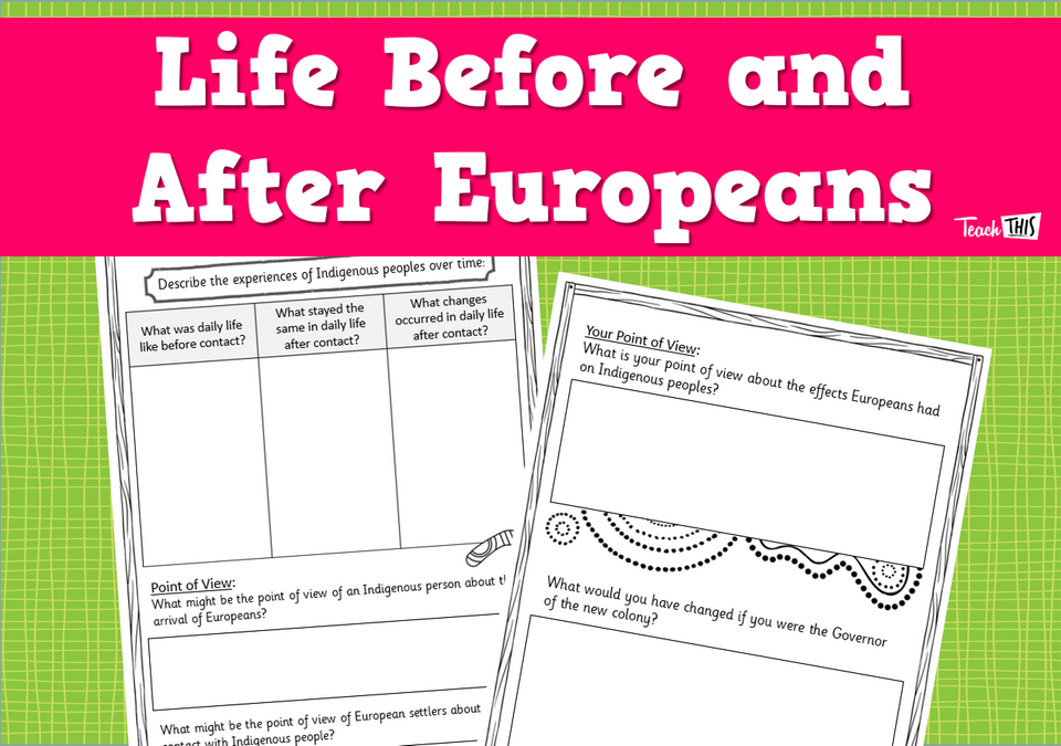 Life Before and After Europeans - Assessment