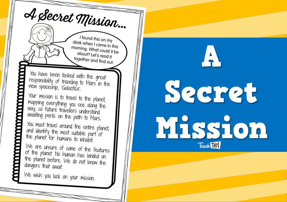 A Secret Mission - Worksheet