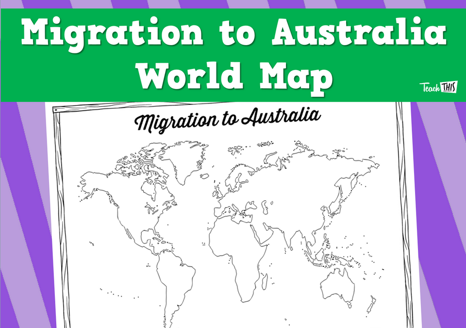 Migration to Australia World Map