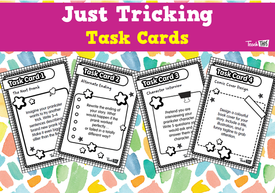 Just Tricking Task Cards