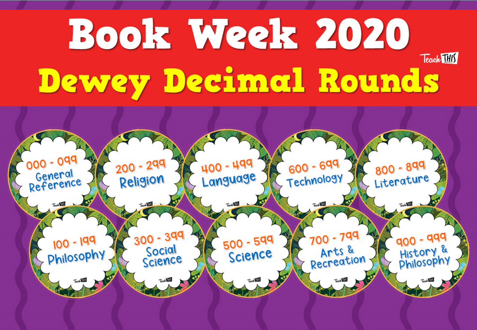 Book Week 2020 – Dewey Decimal Rounds