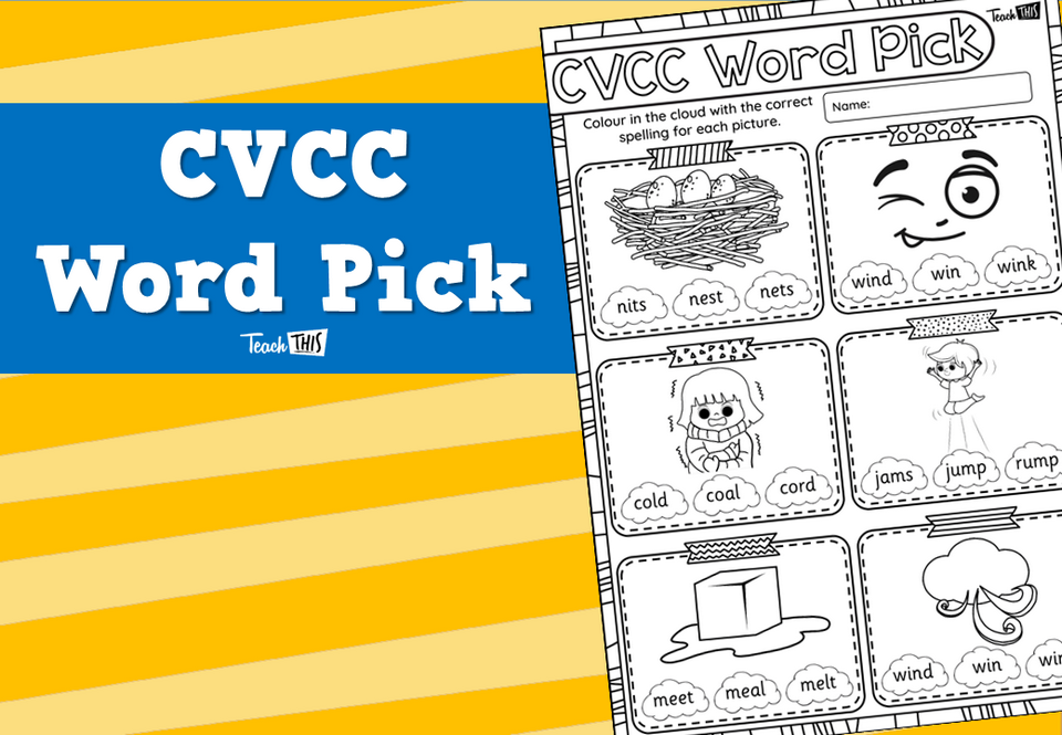 CVCC Word Pick