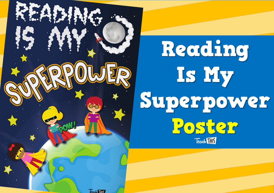 Reading Is My Superpower - Poster