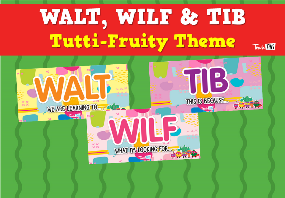 WALT, WILF & TIB  - Tutti-Fruity Theme