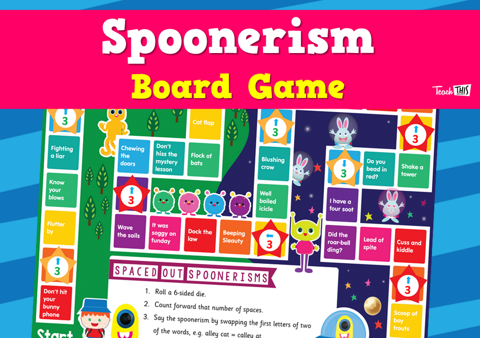 Spoonerism Board Game