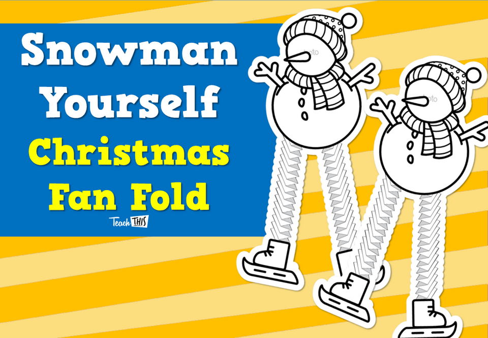 Snowman Yourself - Christmas Fan Fold
