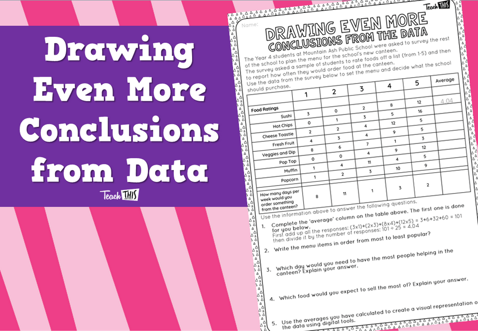 Drawing Even More Conclusions from Data