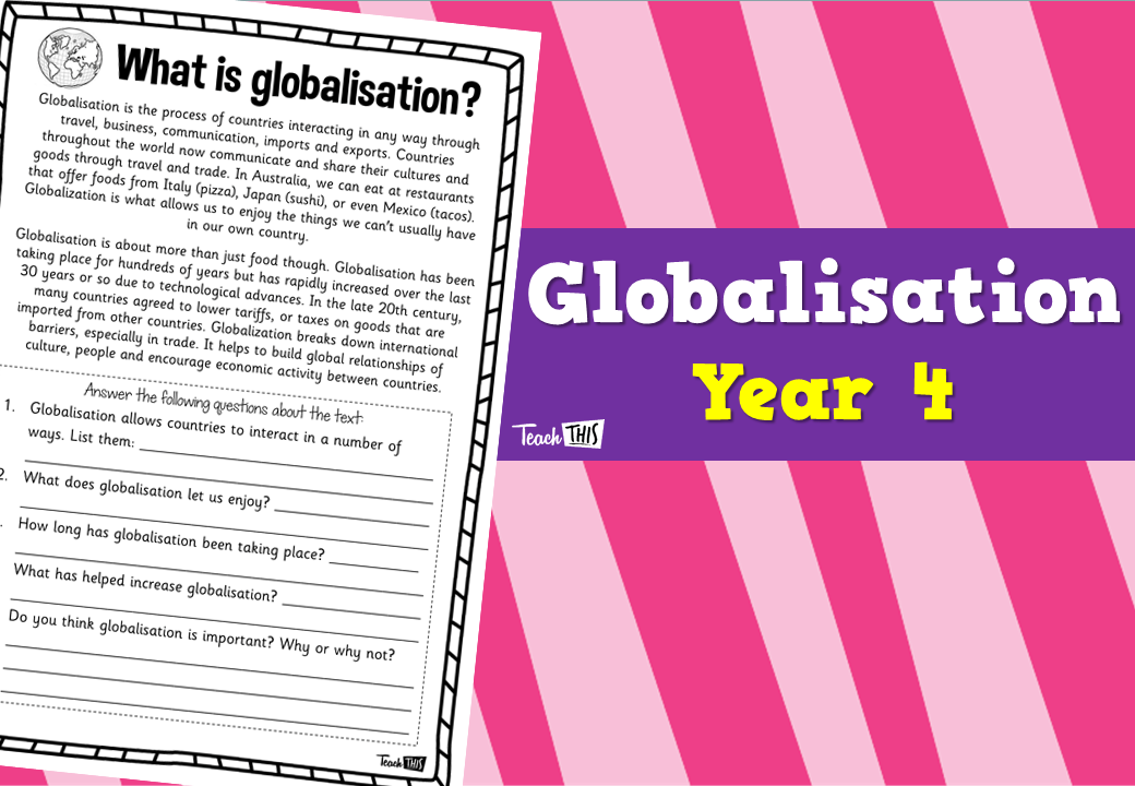 Globalisation Year 4