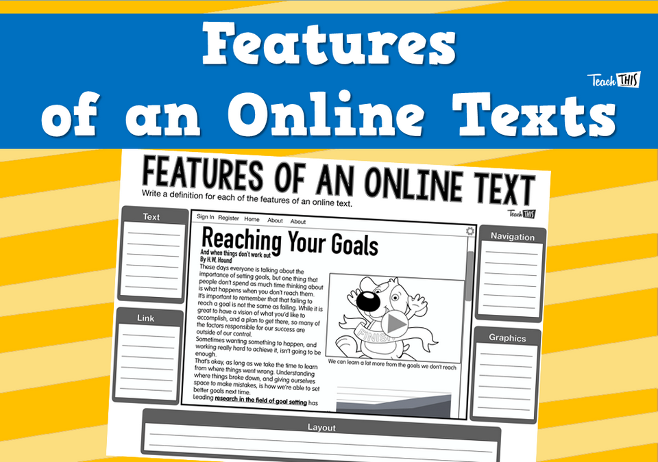 Features of an Online Text