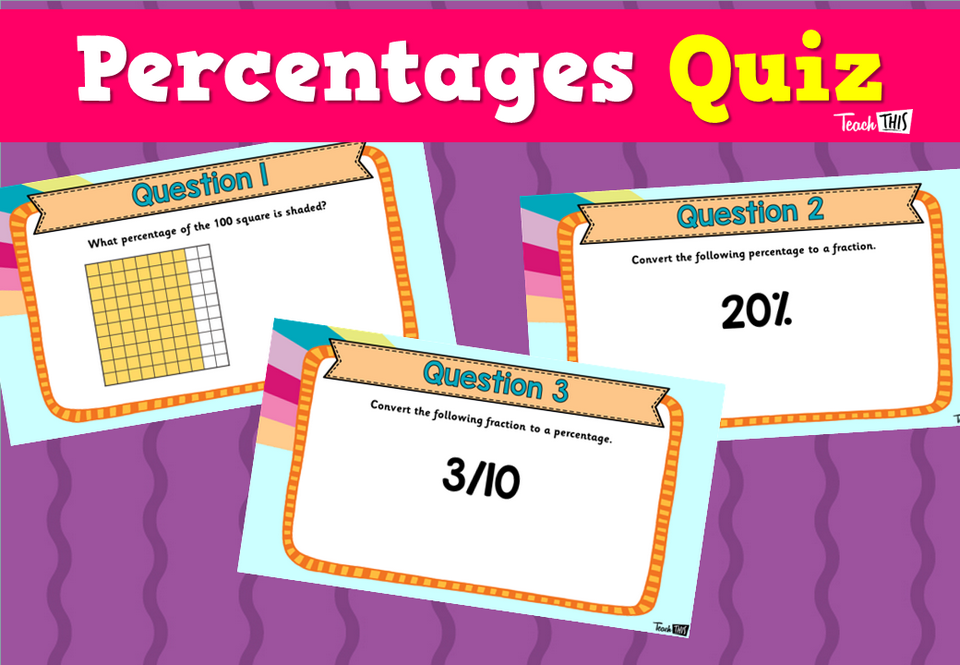 Percentages Quiz