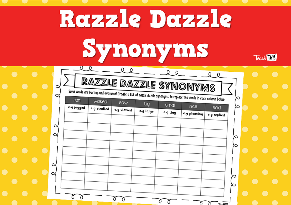 Razzle Dazzle Synonyms