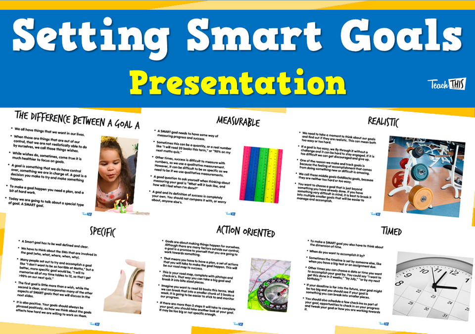 Setting Smart Goals - Presentation
