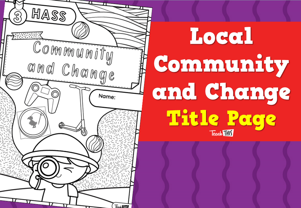 Local Community and Change - Title Page