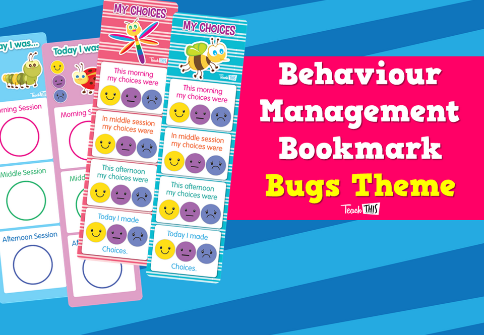 Behaviour Management Bookmark - Bug Theme