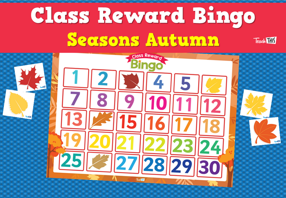 Class Reward Bingo - Seasons_Autumn