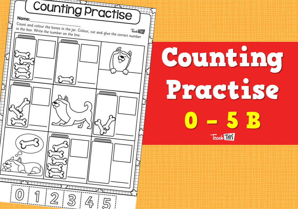 Counting Practise 0 - 5 B