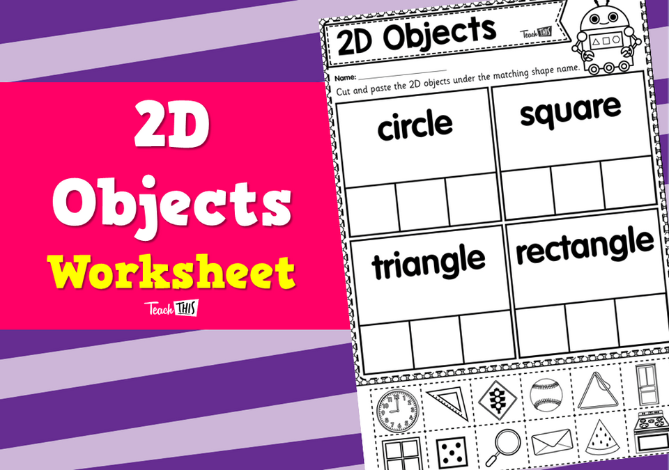2D Objects Worksheet