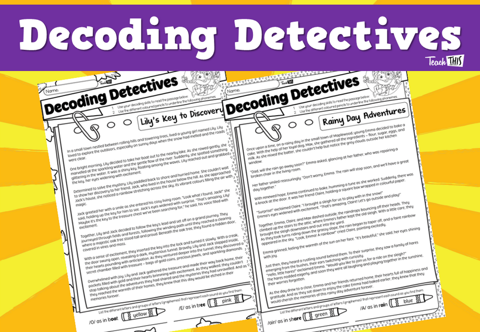 Decoding Detectives