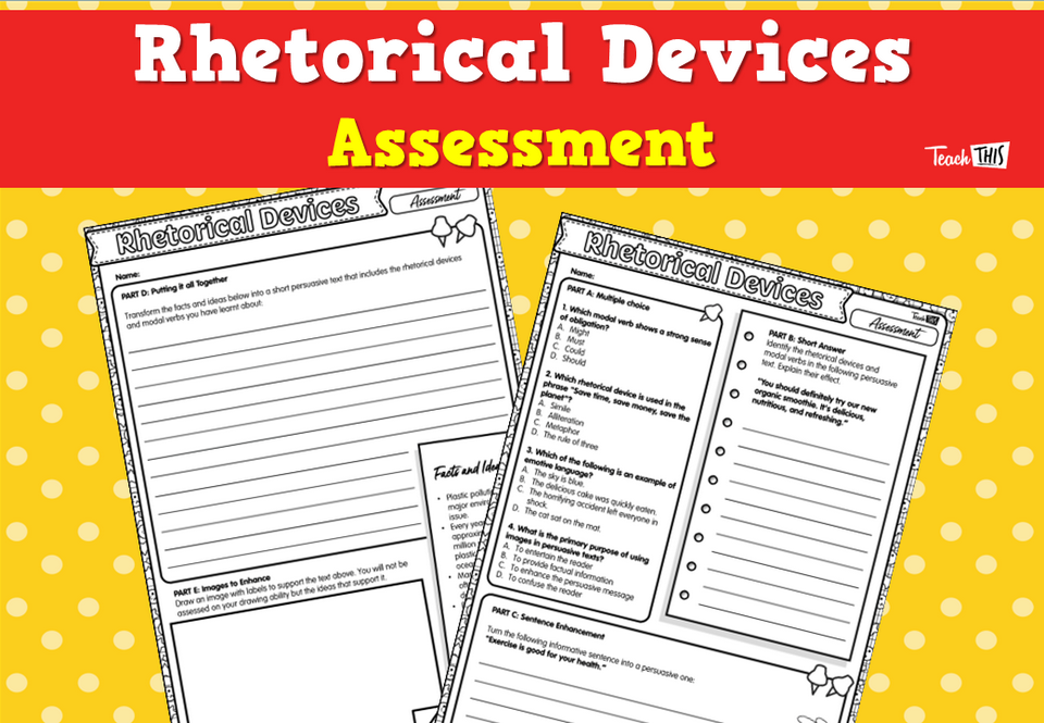 Rhetorical Devices Assessment