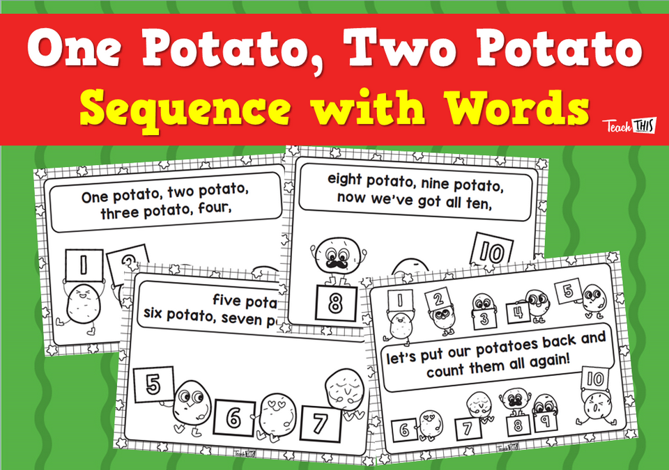 One Potato, Two Potato - Sequence with Words