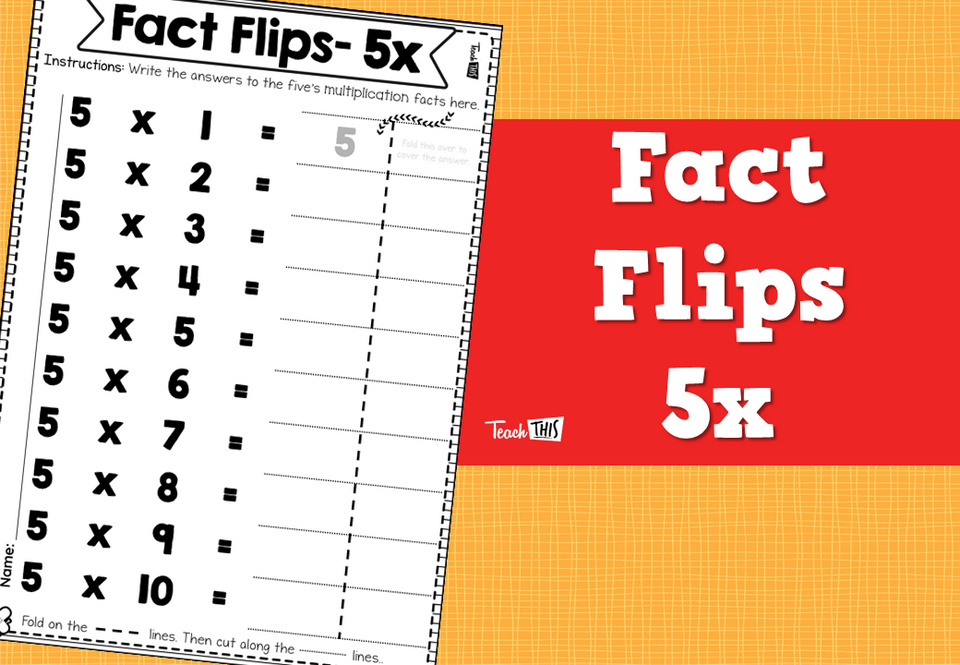 Fact Flips- 5x