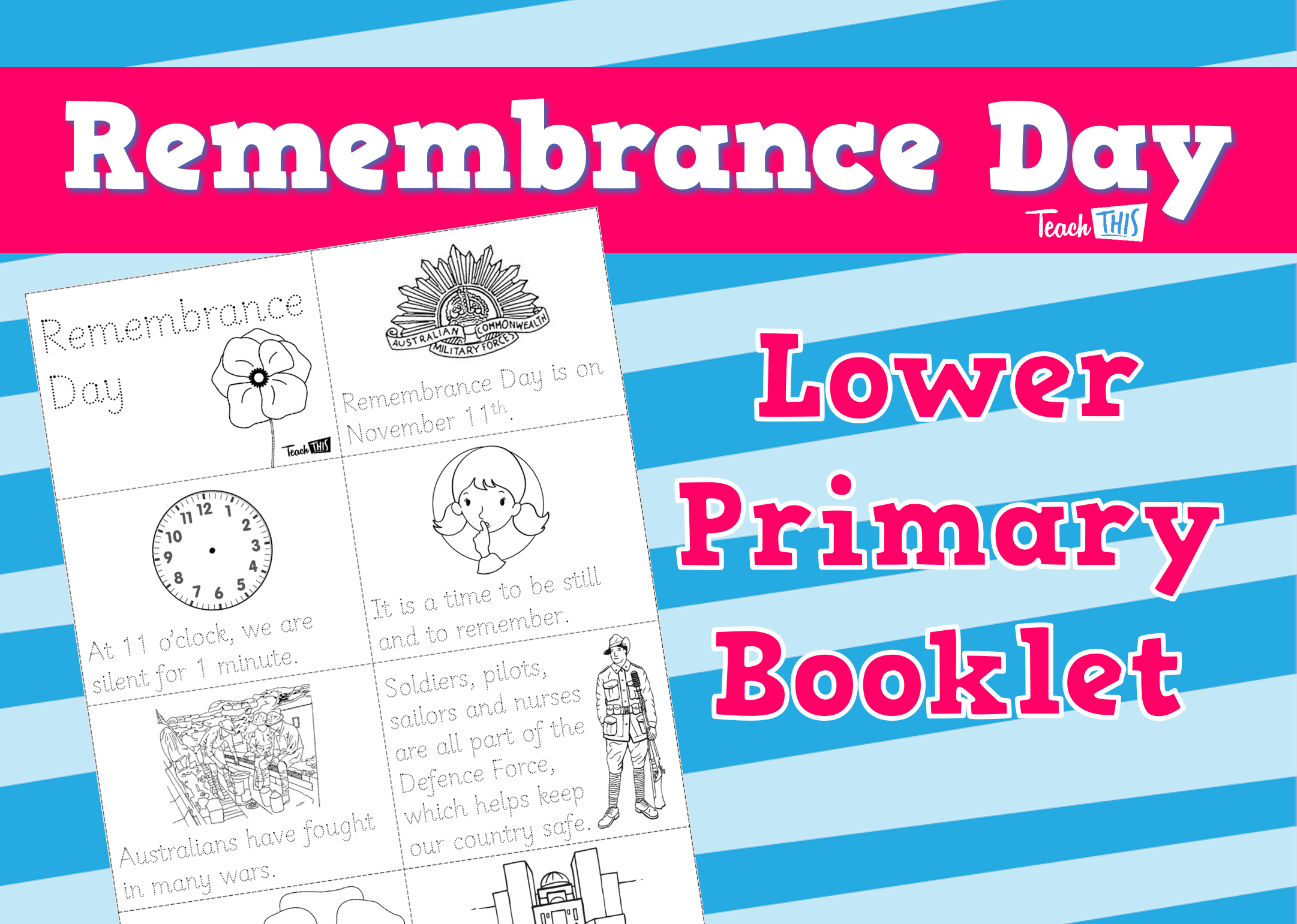 Remembrance Day - Lower Primary Booklet