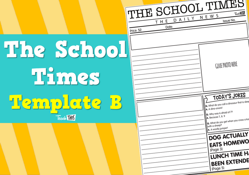 The School Times Template B