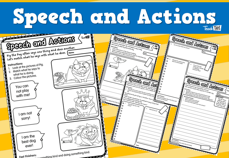 Speech and Actions